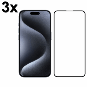 TechWave 5D Full Glue Tempered Glass for iPhone 13 Pro Max / 14 Plus black (Σετ 3 τεμαχίων - bulk)