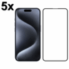 TechWave 5D Full Glue Tempered Glass for Apple iPhone 16 Pro black (Σετ 5 τεμαχίων - bulk)