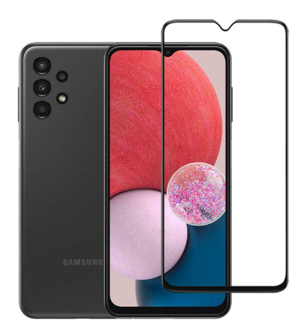 TechWave 5D Full Glue Tempered Glass for Samsung Galaxy A13 4G / A13 5G / A04s black
