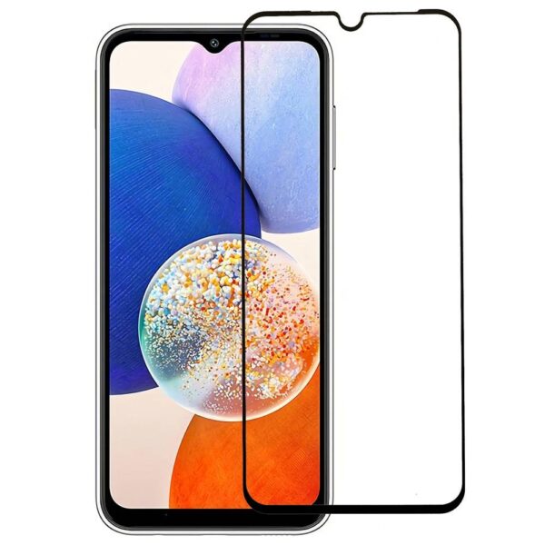 TechWave 5D Full Glue Tempered Glass for Samsung Galaxy A14 4G / 5G black