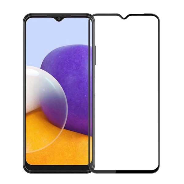 TechWave 5D Full Glue Tempered Glass for Samsung Galaxy A22 4G black