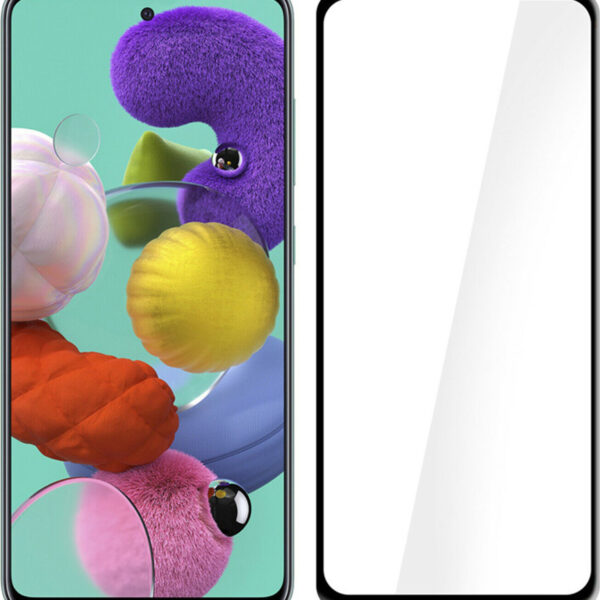 TechWave 5D Full Glue Tempered Glass for Samsung Galaxy A51 black