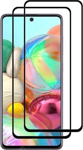 TechWave 5D Full Glue Tempered Glass for Samsung Galaxy A71 black