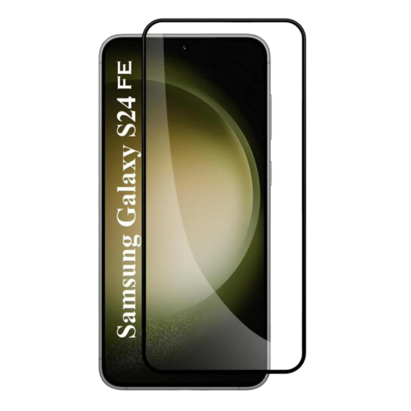 TechWave 5D Full Glue Tempered Glass for Samsung Galaxy S24 FE black