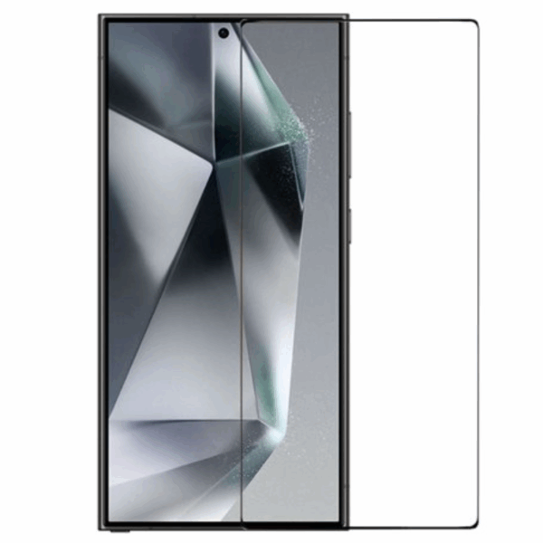 TechWave 5D Full Glue Tempered Glass for Samsung Galaxy S24 Ultra black