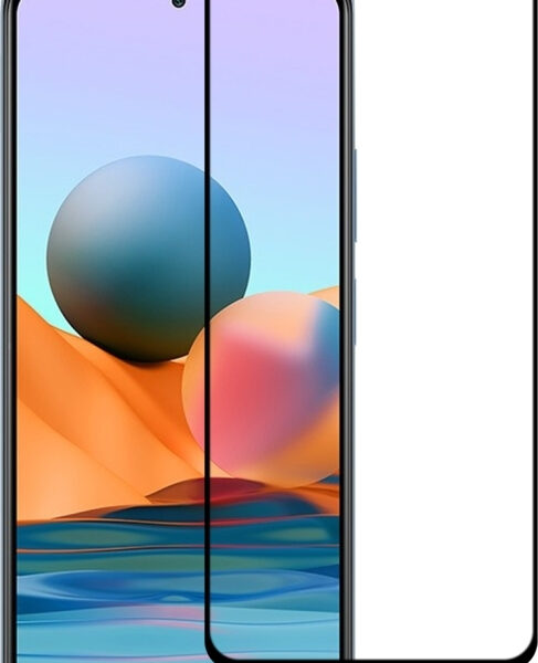 TechWave 5D Full Glue Tempered Glass for Xiaomi Redmi Note 10 Pro black