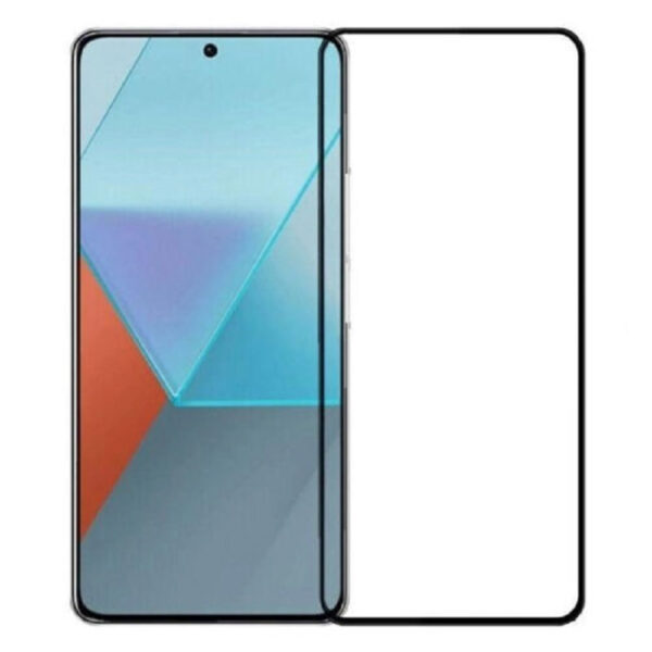 TechWave 5D Full Glue Tempered Glass for Xiaomi Redmi Note 13 / 13 Pro black