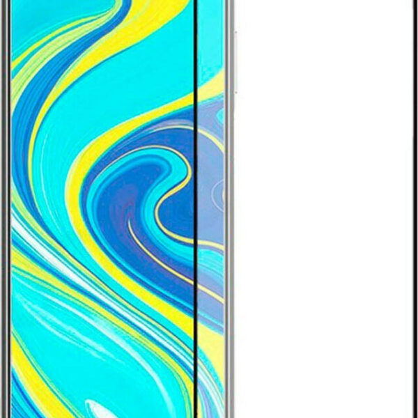 TechWave 5D Full Glue Tempered Glass for Xiaomi Redmi Note 9 Pro Max black