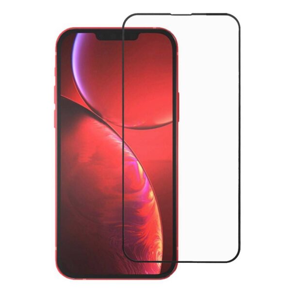 TechWave 5D Full Glue Tempered Glass for iPhone 13 Pro Max / 14 Plus black