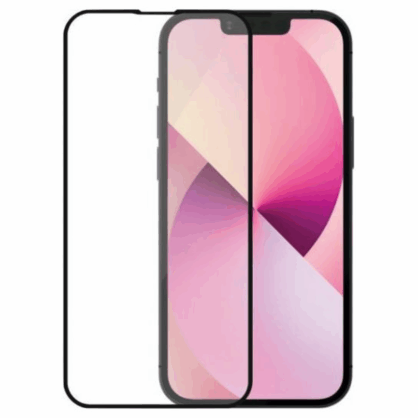 TechWave 5D Full Glue Tempered Glass for iPhone 13 black