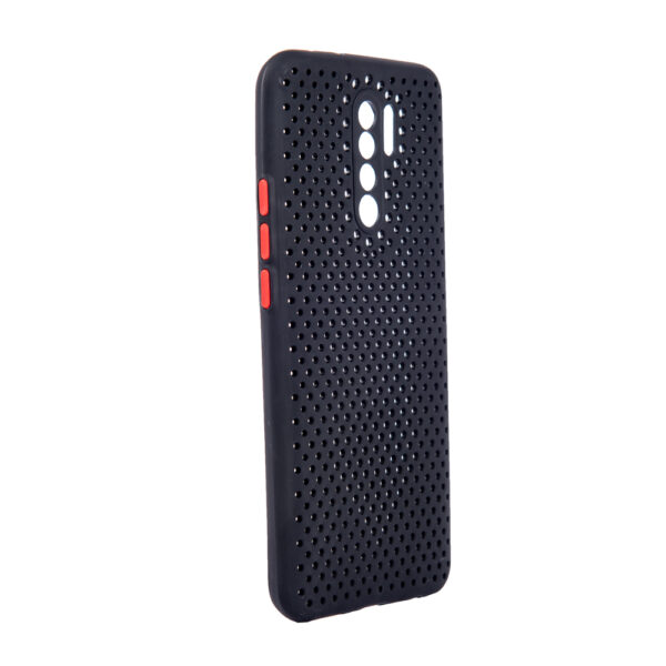 TechWave C thru case for Xiaomi Redmi 9 black / red