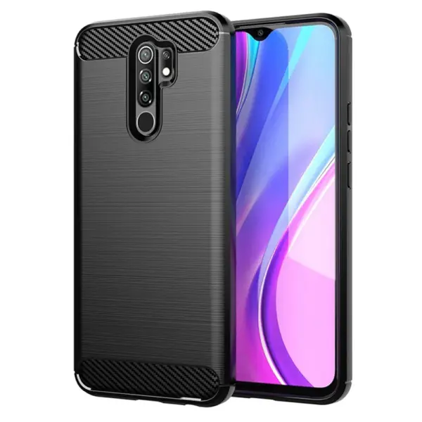 TechWave Carbon Case for Xiaomi Redmi 9 black