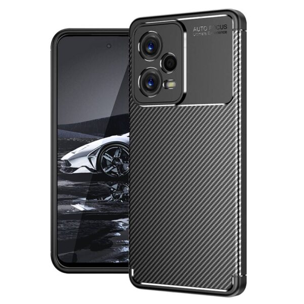 TechWave Carbon Fiber case for Xiaomi Redmi Note 12 5G / Poco X5 5G black