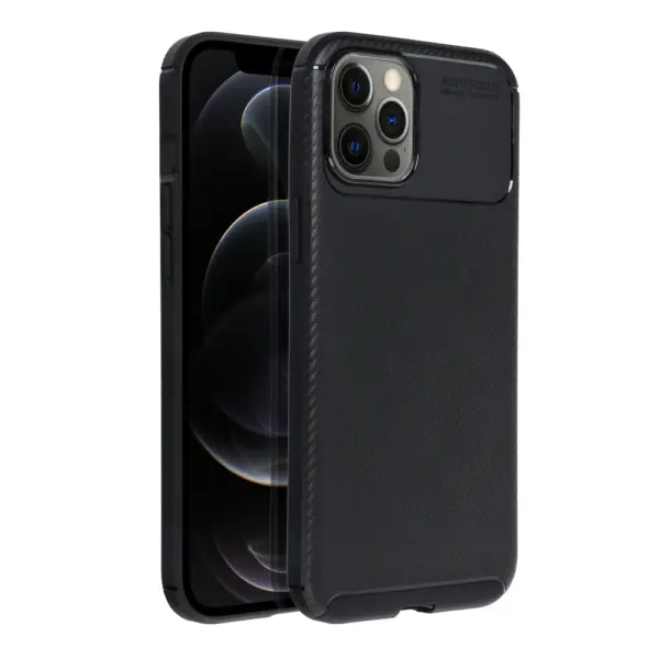 TechWave Carbon Fiber case for iPhone 12 Pro Max black