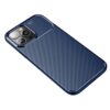TechWave Carbon Fiber case for iPhone 13 Pro Max navy blue