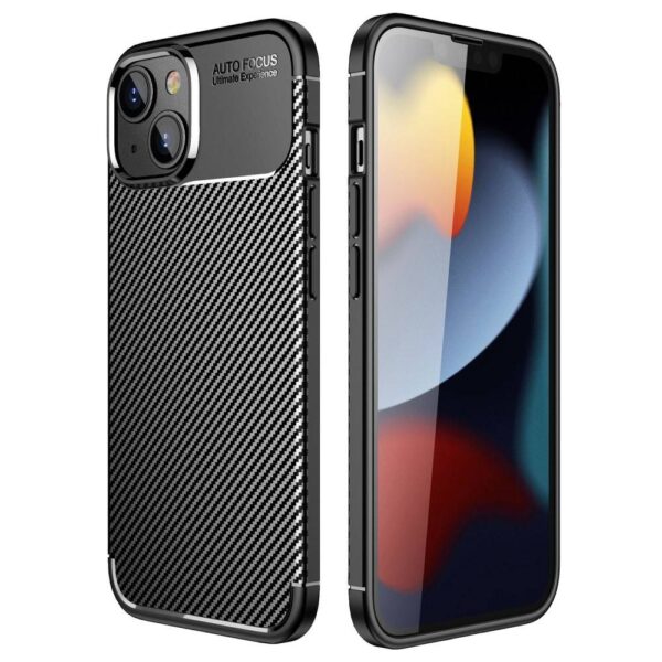TechWave Carbon Fiber case for iPhone 14 black