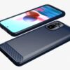 TechWave Carbon case for Xiaomi Redmi Note 10 / 10S navy blue