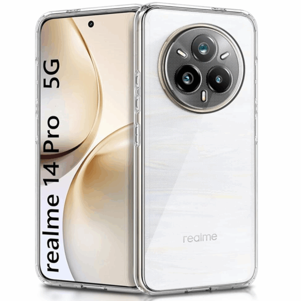 TechWave Clear 2mm case for Realme 14 Pro 5G (camera protection)