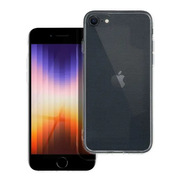 TechWave Clear 2mm case for iPhone 7 / 8 / SE 2020 / SE 2022 (camera protection)