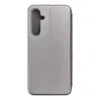 TechWave Curved Book case for Samsung Galaxy A55 grey