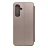 TechWave Curved Book case for Samsung Galaxy A56 grey