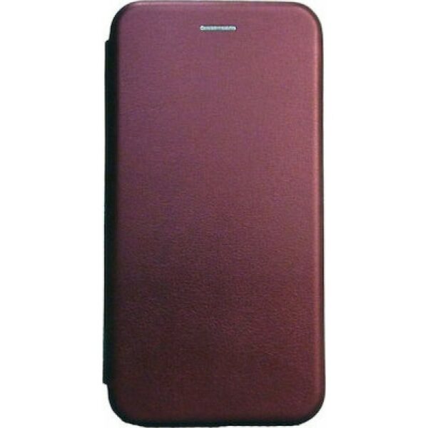 TechWave Curved Book case for Xiaomi Redmi Note 12 5G / Poco X5 burgundy
