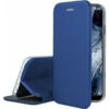 TechWave Curved Book case for iPhone 15 Pro Max navy blue
