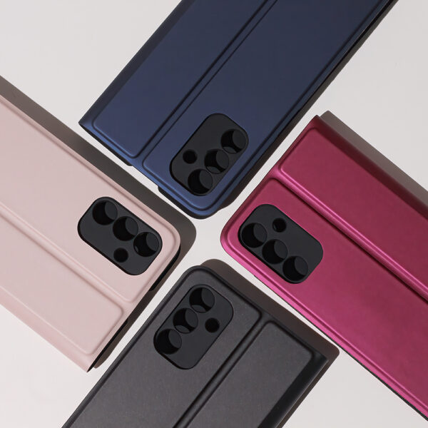 TechWave Elegant Smart case for Xiaomi Redmi Note 12 4G burgundy