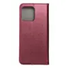 TechWave Smart Leather case for Motorola Edge 40 Pro burgundy