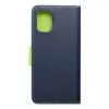 TechWave Fancy Book case for Motorola Moto G55 navy blue / lime