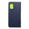 TechWave Fancy Book case for Samsung Galaxy A03s navy blue / lime