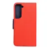 TechWave Fancy Book case for Samsung Galaxy S22 red / navy blue