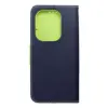 TechWave Fancy Book case for Xiaomi Redmi Note 13 Pro 4G navy blue / lime