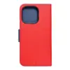 TechWave Fancy Book case for iPhone 14 Pro red / navy blue