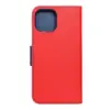 TechWave Fancy Book case for iPhone 14 red / navy blue