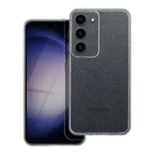 TechWave Clear Glitter case for Samsung Galaxy A34 transparent / silver