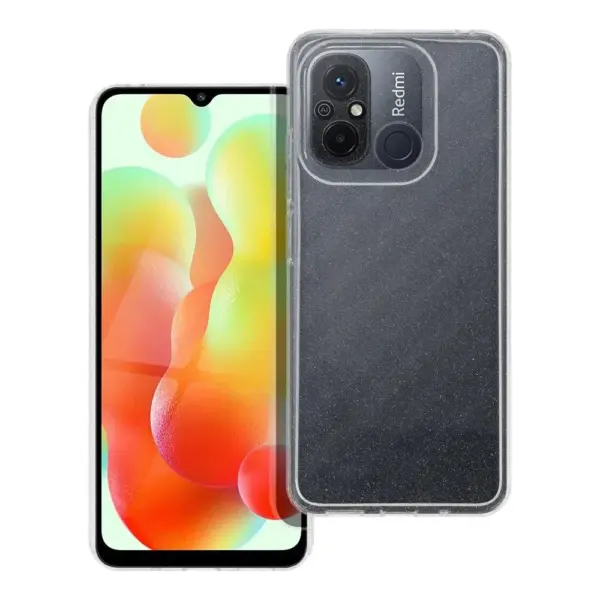 TechWave Glam case for Xiaomi Redmi 12C transparent