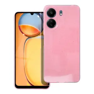 TechWave Clear Glitter case for Samsung Galaxy A34 transparent / silver