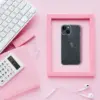 TechWave Glam case for iPhone 15 transparent