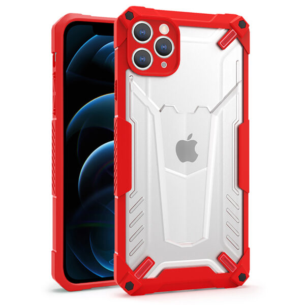 TechWave Hybrid Armor case for iPhone 13 Pro Max red / black