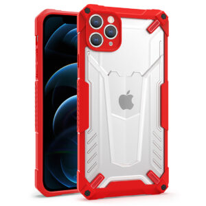 TechWave Hybrid Armor case for iPhone 12 Pro black / red