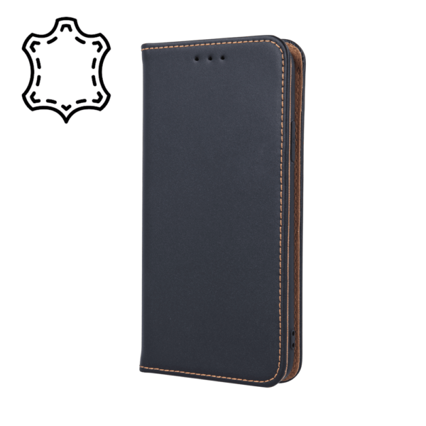 TechWave Pure Leather case for Samsung Galaxy A36 5G / A56 5G black