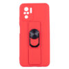 TechWave Ring Silicone case for Xiaomi Redmi Note 10 / 10S red