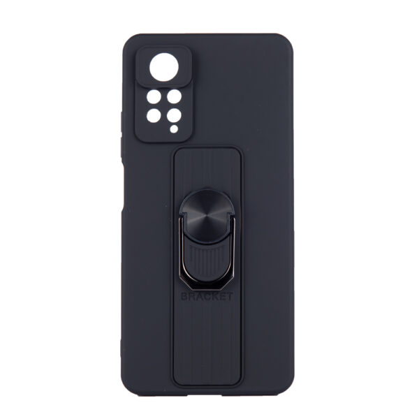 TechWave Ring Silicone case for Xiaomi Redmi Note 11 Pro / 11 Pro 5G / 11 Pro+ 5G black