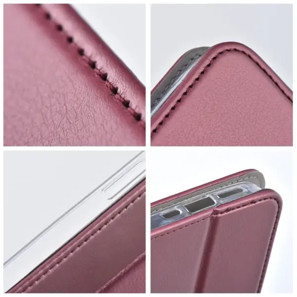 TechWave Smart Leather case for Samsung Galaxy A53 5G burgundy