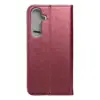 TechWave Smart Leather case for Samsung S24+ burgundy