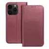 TechWave Smart Leather case for iPhone 12 Pro burgundy