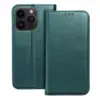 TechWave Smart Leather case for iPhone 13 Pro dark green