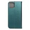 TechWave Smart Leather case for iPhone 15 Plus forest green