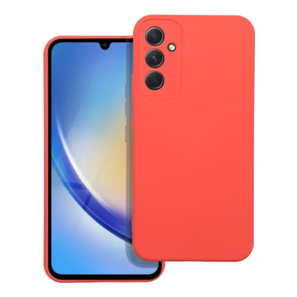 TechWave Soft Silicone case for Samsung Galaxy A34 5G peach